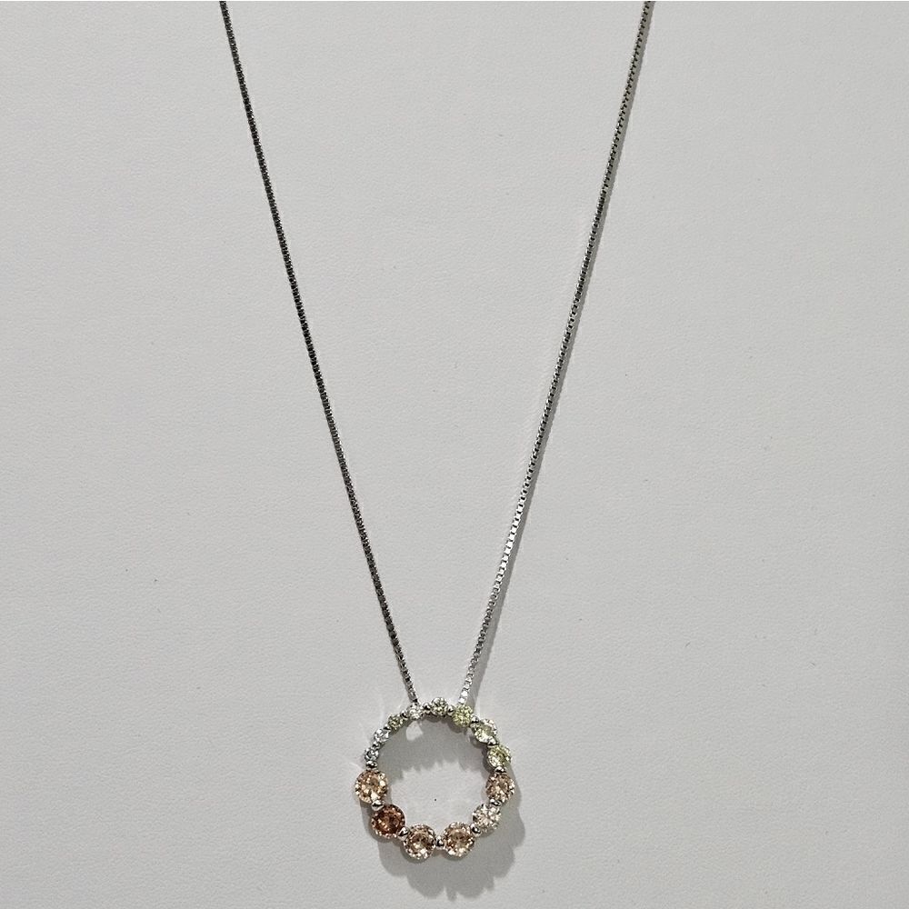 Nwot, Sterlingsilver, Infinity Circle Necklace - image 4